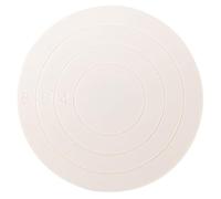 Abaodam Cookie Decorating Turntable Mini Revolving Biscuit Stand White for Home Kitchen Dessert Decorating Supply