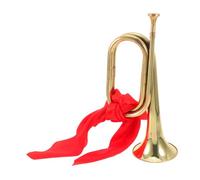 Abaodam Copper Alloy Bugle Trumpet Wind Instrument for Beginners and Professionals, Traditional Military March Band Horn for Youth and Adults, Brass Music Instrument for Outdoor