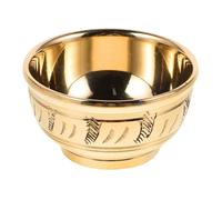 Abaodam Copper Tea Cup Small Copper Bowl Handcarved Versatile Use for Ceremonies and Rituals Suitable for Milk Tea and Water Offering