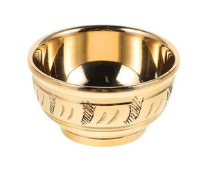 Abaodam Copper Tea Cup Small Copper Bowl Handcarved Versatile Use for Ceremonies and Rituals Suitable for Milk Tea and Water Offering