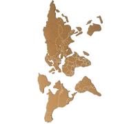 Abaodam Cork Message Board World Map Self Adhesive Pin Board for Personal Office Wall Decor and Notes Display 27.6X15.7 Inch