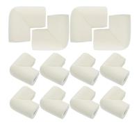 Abaodam Corner Protectors White 12pcs Photo Frame U-Shaped for Foam Protective Covers Multi-Functional Edge Guards, Soft and Furniture for Moving and Transporting