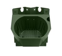 Abaodam Corner Wall Mounted Plant Pot, Right Angle Vertical Hanging Planter Container for Outdoor Gardening, Sturdy Green Corner Planter for Vertical Planting