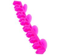 Abaodam Cosmetic Brush Silicone Shelf with Suction Cup Multi-slot Structure Makeup Tool Organizer Rack for Air Drying Fix on Wall or Drawer Black Simple Appearance