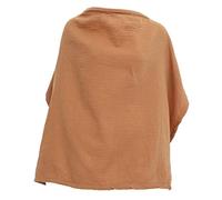Abaodam Cotton Nursing Cover and Soft Breastfeeding Cover for Moms, Breathable Baby Feeding Apron Shawl, Camel Color, Comfortable Breastfeeding Privacy Blanket for Outdoor Use