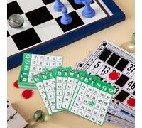 Abaodam Creative Bingo Game Cards with Unique Numbers Random Color Safe Non-toxic Material for Family and Party Games Suitable for Adults Random Color