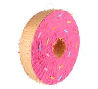 Abaodam Creative Donut Pinata for Birthday Party Funny Smash Game Filled with Candy and Gifts Biodegradable Paper Party Decoration for Boys and Celebrations