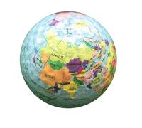 Abaodam Creative Two-layer Globe Pattern Training Ball for Indoor and Outdoor Practice, Golf-style Practice Ball, 1pcs Educational for Home Use