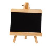 Abaodam Creative Wooden Blackboard Mini Easel for Decorative Writing Board for Home Weddings Parties for DIY Painting Messages Table Decor