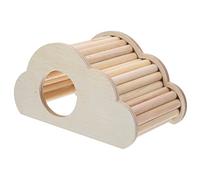 Abaodam Creative Wooden Hamster Nest Climbing Ladder Cozy Hideout for Small Pets Guinea Pig and Hamster Retreat