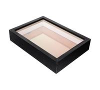 Abaodam Creative Wooden Picture Frame Money Safe Box with Secret Compartment for Home Decoration and Space Saving Storage