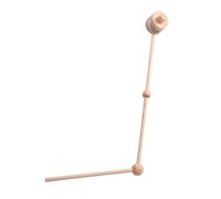 Abaodam Crib Mobile Arm Wooden Holder for Baby Crib 360° Rotating Bed Bell Hanger with Effortless Installation Nursery Decor for Home Use