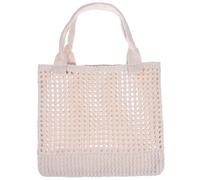 Abaodam Crochet Tote Bag Woven Shoulder Bag for Women for Travel Shopping Daily Use with Soft Comfortable Design