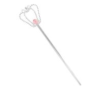 Abaodam Crown-shaped Fairy Wand Set Queen Costume Accessory for Weddings Award Ceremonies Cosplay Party Favors Stylish Tiara Bubble Wand