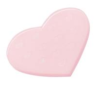 Abaodam Crystal Glass Eyelash Grafting Pallet for Daily Use, Pink Round Lash Tray Organizer Store During Grafting Feature, for Home Use and Eyelash Extension Application