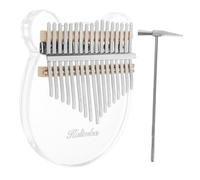 Abaodam Crystal Painted Kalimba Keys Thumb Piano Finger Piano Instrument for Beginner for Playing Music at Home Outdoor Activities