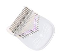 Abaodam Crystal Thumb Piano Kalimba Keys Cat Shape Acrylic for Beginners and Professionals