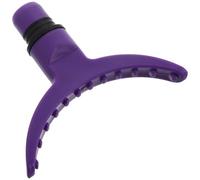Abaodam Curved Abs Replacement Massage Head for Deep Tissue Muscle Relief Fascia Gun Attachment for Back and Leg Relaxation Use Body-conforming Design Single Purple