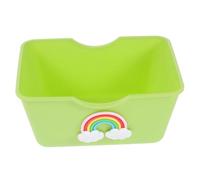 Abaodam Cute Hamster Bathroom Tub with Elevated Design for Small Animals Engaging Litter Box for Hamsters Easy to Clean Sand Bath Container Fun Bathtub Shape for Small Pet Cages