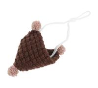 Abaodam Cute Knitted Pet Snake Hat for Small Animals Adorable Hamster Costume Accessory Soft and Comfortable Design for Photos Unique Decor for Guinea Pigs and Lizards