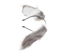Abaodam Cute Versatile Plush Plastic Headband and Dog Adults Ear for Material Halloween Costume Accessory with Attention Grabber Feature Use Party
