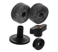 Abaodam Cymbal Stand Parts Kit Plastic Cymbal Sleeves Felt Washers and for Snare Drum and Drum Set Accessories