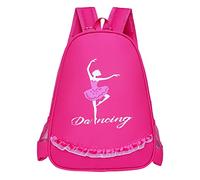 Abaodam Dance Storage Backpack for Girl Ballet Class Oxford Cloth Portable Backpack Multiple Pockets