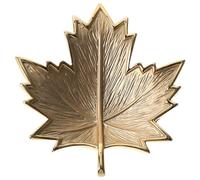 Abaodam Decorative Leaf Brooch Lightweight Metal Enamel Maple Leaf Pin Vintage-inspired Elegant Autumn Themed Accessory for Women Holiday Present