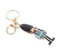 Abaodam Defender Car Keychain Soldier Design Rhinestone Sparkly Keychain Purse Pendant Fashion Bag Charm Keyring Aesthetic School Girl