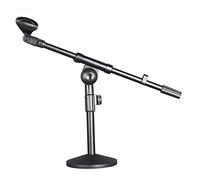 Abaodam Desktop Microphone Stand Mic Holder Adjustable Height for Conference Calls and Desktop Use Provides Stable Support for Your Microphone