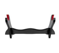 Abaodam Desktop Wooden Flute Holder Stand Single Layer Xiao Display Rack Tabletop Sword Storage Organizer Suitable for Household Display and Storage