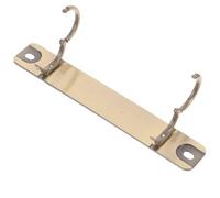 Abaodam Detachable 2-Hole Ring Binder Mechanism with Scratch Resistant Metal Structure, Golden Colour, Suitable for Planner and Loose-Leaf Notebook Binding