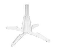 Abaodam Detachable Clarinet Stand with Four Legs Portable Flute Holder Stable Plastic Support for Music Lovers Easy Storage and Travel White