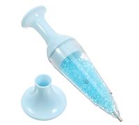 Abaodam Diamond Art Embroidery Pen Flower Pot Shape Rhinestone Picker Tool Nail Dotting Pen for Nail Art and Cross Stitch with Blue Tip,