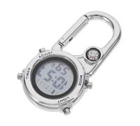 Abaodam Digital Step Tracker Watch Carabiner Clip for Outdoor Sports Clone Easy to Read Luminous Display