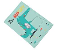 Abaodam Dinosaur Pattern Passport Organizer PU RFID Travel Holder for Cards and Important Documents