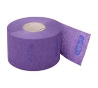 Abaodam Disposable Barber Neck Wraps Hair Paper Strips, Purple Stretchy Neck Paper Roll for Hair Dyeing and Professional Salon Use