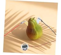 Abaodam DIY Fruit Battery Experiment Kit for Students Creative Educational Physics Science with Potato Lemon Materials Learning Tool for Home and School