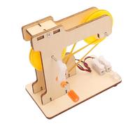 Abaodam DIY Hand-cranked Generator Assembly Model Educational Science for Creative Intelligence Experiment Kit Easy to Assemble Teaching Tool for Electricity Learning