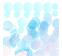 Abaodam DIY Round PVC Sequins for Sewing and Crafting, Bright Colour, High Brilliance, Colourfast Decorative Accessories for Paintings and Greeting Cards, for DIY Projects and Decorative