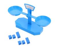 Abaodam DIY Science Experiment Balance Scale Montessori Math with Lever Mechanics for Preschool and Elementary Science Learning Interactive Stem Teaching Instrument in Blue