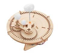 Abaodam DIY Solar System Model Kit for Boys and Girls Wooden Craft Kit Planets Earth and Moon Educational Science Project for Children Space Exploration Activity Set