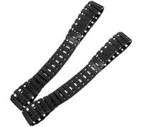 Abaodam Diy Tank Tracks Replacement Plastic Tracks for Rc Robot Tank Models 210mm Length for Military Model Builders 2pcs Set