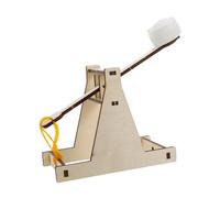 Abaodam DIY Wood Catapult Engineering Kit for Create Your Own Trebuchet Model Hands for Imaginative Play and Ancient Siege Adventures
