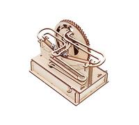 Abaodam DIY Wooden Marble Run Puzzle Great Wall Bead Game for Educational Fun Parent Interaction Safe Smooth Finish Creative Learning