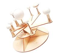 Abaodam DIY Wooden Solar System Model Kit Planetary Puzzle for Educational Stem Science to Explore Space and Enhance Skills Space-themed gift for for for for for for