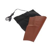 Abaodam Dog Heating Pad Electric Heated Mat Usb 3-temperature Adjustable Leather Heating Pad Small Size for Pets Safe Warm Bed for Small Dogs and Puppies Random Color