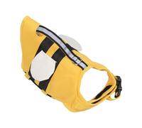Abaodam Dog Lifejacket for Swimming Small Size S 5-10 Lbs, Yellow Bee Pattern Pet Safety Vest with Buoyancy for Puppy Water Activities