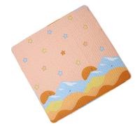 Abaodam Dog Pad Non-slip Summer Pet Sleeping Mat Washable Orange Star Pattern Small Cushion for Dogs and Cats Kennel Floor Blanket