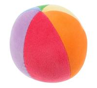 Abaodam Dog Plush Chewable Squeaky Ball Toy for Small Dogs Indoor Play Molar Exercise Interactive Lightweight 4.7 Inch